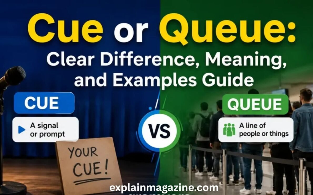 cue or queue