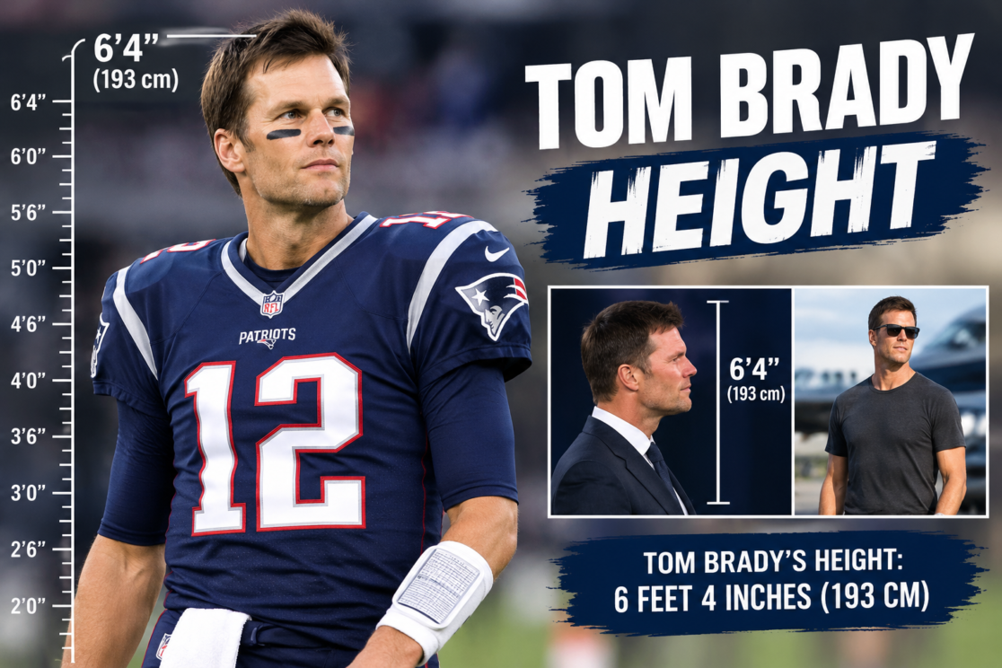 Tom brady height