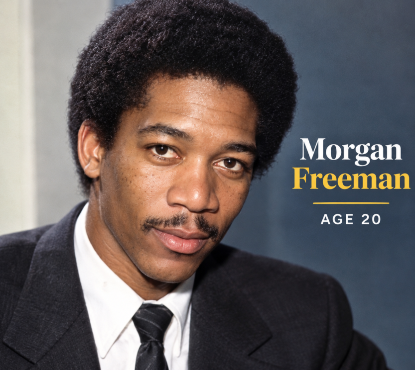 morgan freeman age 20 morgan freeman age 20